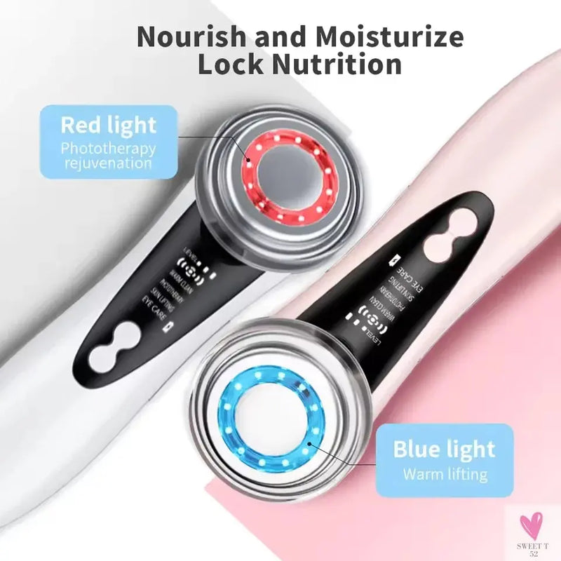 Multifunctional Facial Skin Care Beauty Massager Electric Facial Massage Clean Face Skin Rejuvenation Lifting Tighten Massager Sweet T 52