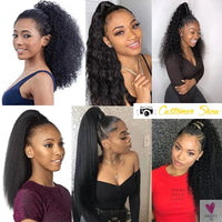 Natural Color 140g Natural Color Afro Curly Human Hair Ponytail for Black Women,drawstring Ponytail Human Hair Sweet T 52