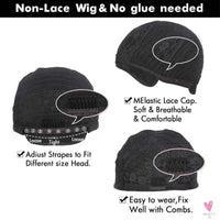 Natural Short Bob, Pixie Cut Wigs, Straight Human Hair With Bangs for Women and Girls Sweet T 52