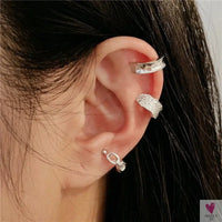 New Gold/Silver Color Leaves Clip Earrings for Women/Men - Fashion Ear Cuff. Non-Piercing Earring Sets Sweet T 52