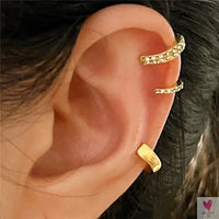 New Gold/Silver Color Leaves Clip Earrings for Women/Men - Fashion Ear Cuff. Non-Piercing Earring Sets Sweet T 52