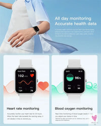 New Smart Watch for Men/Women - Heart Rate, Blood Pressure, Fitness Tracker, Bluetooth Call, Smart Watch Sweet T 52
