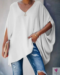 Oversized T-Shirts For Women. Fashion Blouse, Batwing Sleeve T-Shirt, Print Tees, Loose Casual Top Sweet T 52