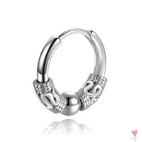 Punk/Rock Style Stainless Steel Hoop Earrings for Men/Women - Hip Hop Earrings for Men/Women SWEET T 52