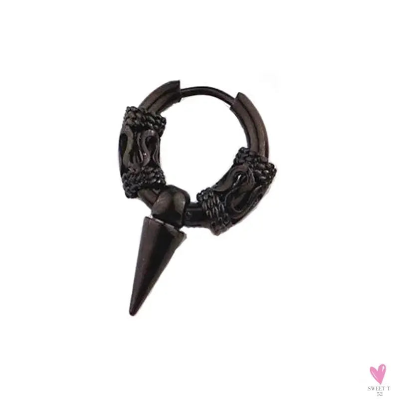Punk/Rock Style Stainless Steel Hoop Earrings for Men/Women - Hip Hop Earrings for Men/Women SWEET T 52
