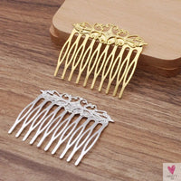 REGELIN Copper Vintage 10 Teeth Hair Combs Jewelry Charm Women Flower Hairpin Hairclips Barrettes Retro Hair Wear Accessories SWEET T 52