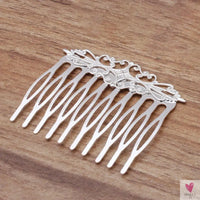 REGELIN Copper Vintage 10 Teeth Hair Combs Jewelry Charm Women Flower Hairpin Hairclips Barrettes Retro Hair Wear Accessories SWEET T 52