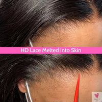 Ready to Wear Glueless Human Hair Wig, HD Lace Straight Short Bob 6x4 Lace Frontal, Pre Plucked Wigs for Women & Girls-hair accessories-SWEET T 52