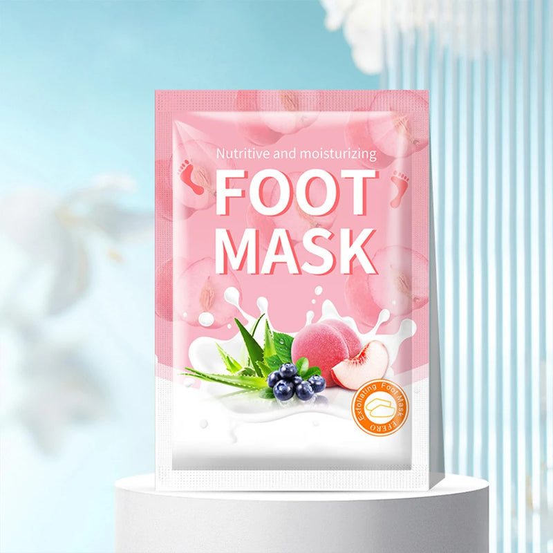 Exfoliating Foot Mask, Foot SPA Pedicure, Smooth, Dead Skin Remover, Moisturizing & Lightening Foot Mask, Unisex