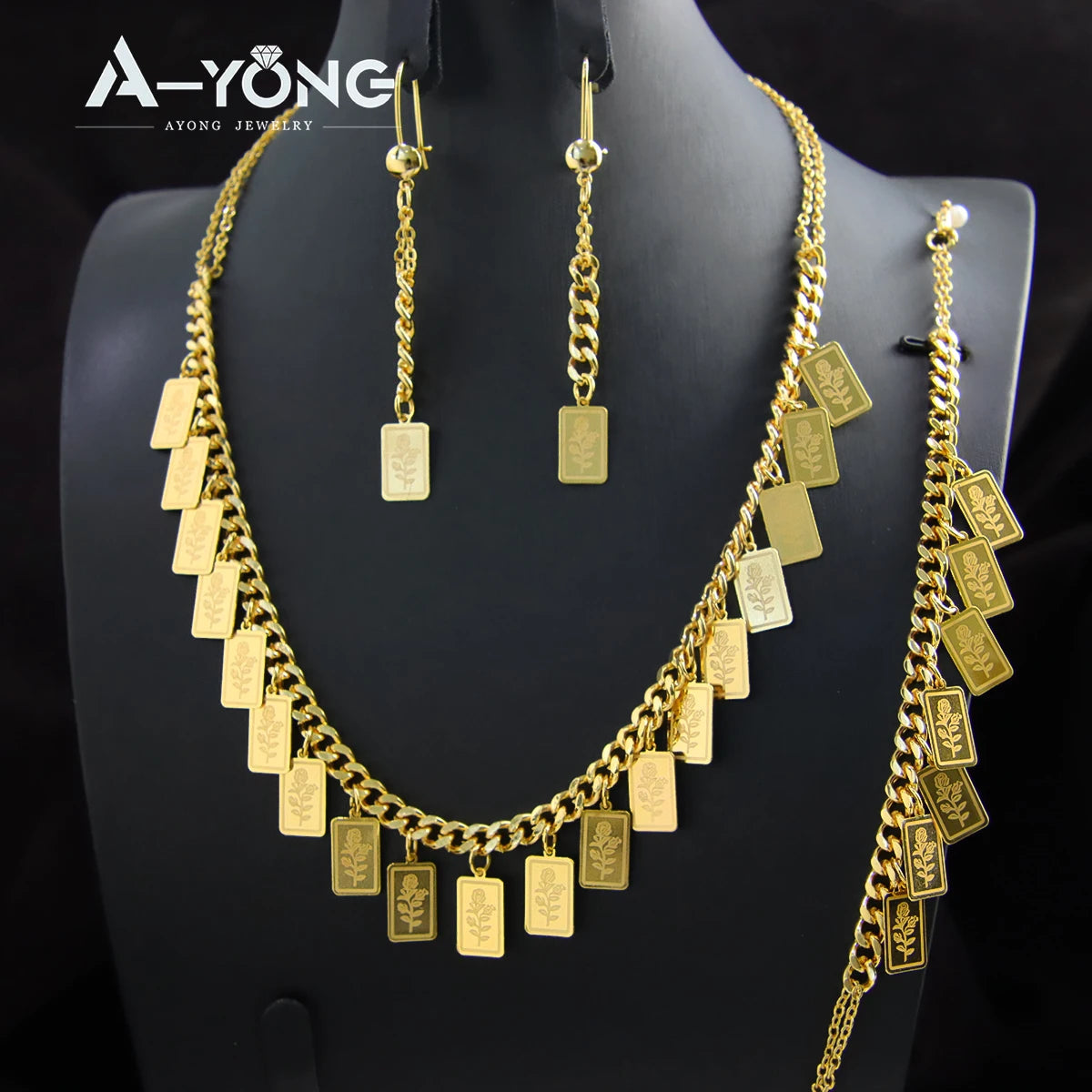 Luxury Arabic Gold Color Coins Necklace Set 21k Gold Plated Turkish Coin Chains Islamic Muslim Women Wedding Party Jewelry Sweet T 52