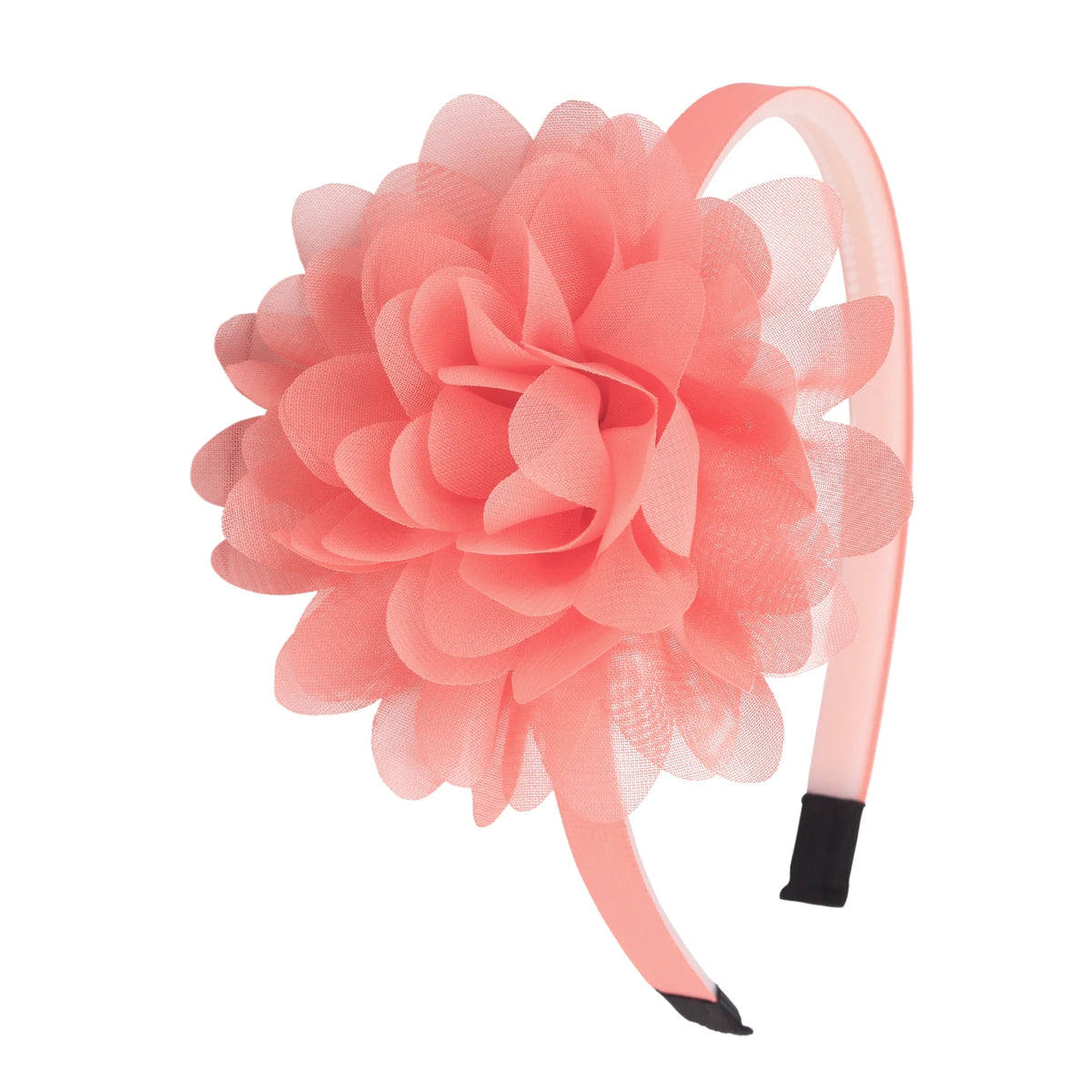 1PC Chiffon Flower Headbands for Kids/Girls. Plastic Teeth Hairbands, Floral Headbands for Children, Girls Fashion Hair Aceessories