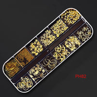 New Multi-size DIY 3-D Nail Art - Rhinestones, Flatback Crystal, Diamond Gems, 3-D Glitter Nail Art, Luxurious Decorations