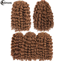 Ombre Jumpy Wand Curl Crochet Hair T 27 30 350 613 Purple Grey 14 Colors 20 Roots Jamaican Twist Synthetic Braid Hair For Women Sweet T 52