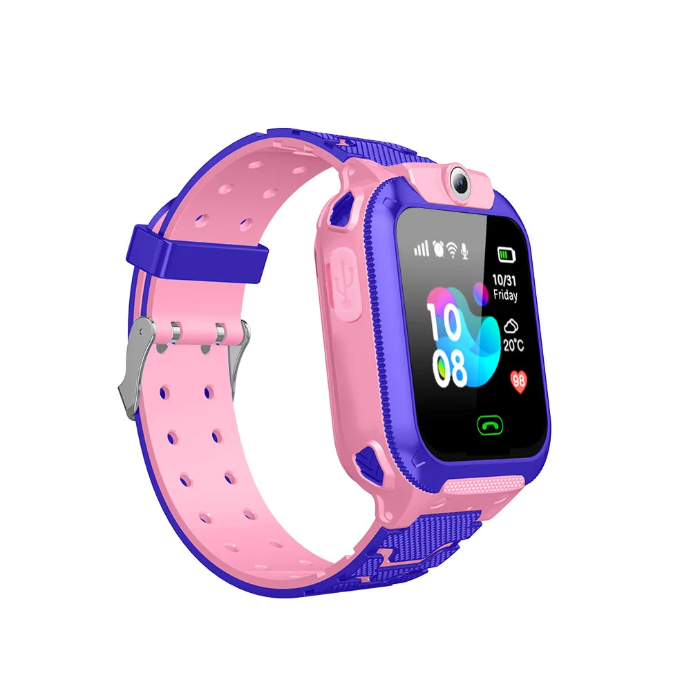 Children's  Smart Watch with Sim Card, SOS, Phone Call, Waterproof, Video Call Safety, Footprint Tracker
