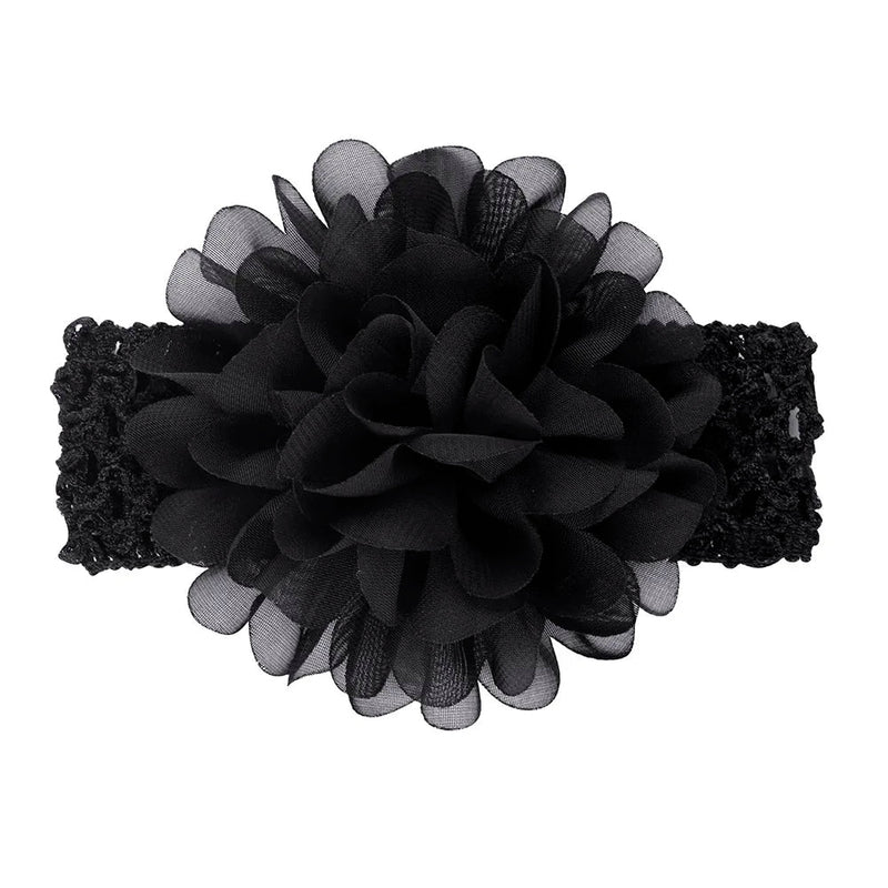 Head Band for Infants/Toddlers - Girls' Headbands, Chiffon Flower, Soft Stretchy Hair Band Accessories Sweet T 52