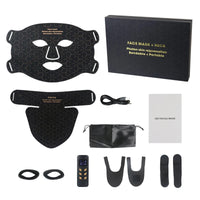 LED Photon Beauty Infrared Mask Instrument, USB Electronic Mask for Rejuvenation, Lighten Fine Lines, Brighten Skin Tone & Repair Skin