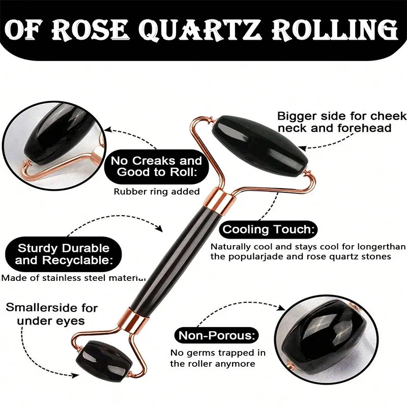 Ice Roller and Gua Sha Facial Tool Set