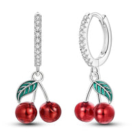 Sterling Silver Charm Earrings, 20 Styles