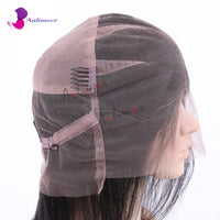 Highlight Brown Silk Base Wig Human Hair Glueless Human Hair Wigs With Brown Roots 200 Density Lace Front Wigs Short Bob Wigs Sweet T 52