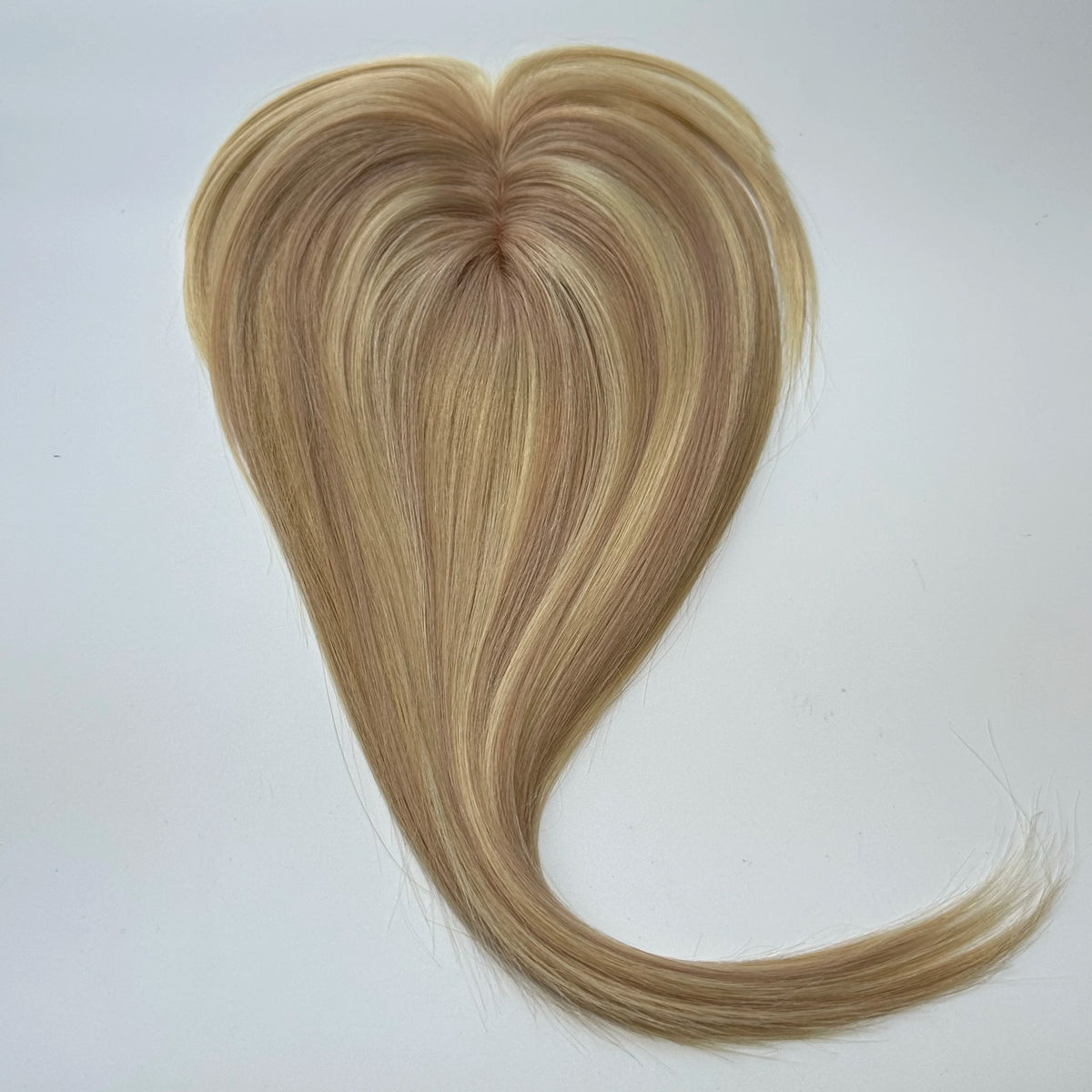 Clip-In Real Human Hair Toppers -  Women's Hair Topper Hairpieces, Brown Hair Toppers/Toupees for Women, Clip-in Hair Extensions