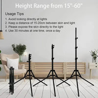 4/5 Head Red Light Therapy with Stand to Promote Metabolism, Weight Loss, Wrinkles, Anti-Aging - SWEET T 52