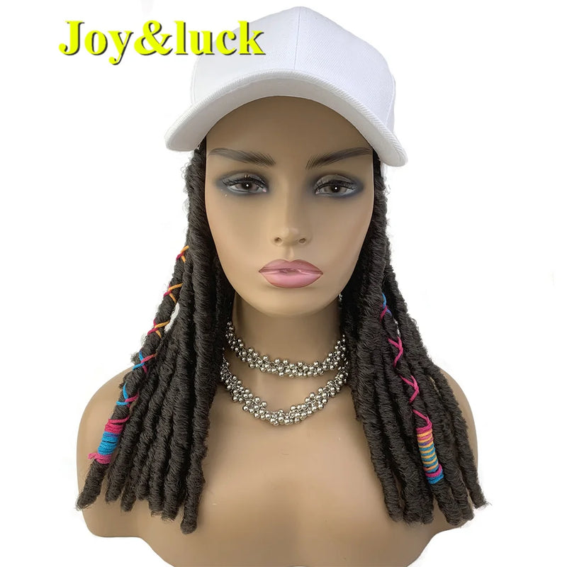 Yellow Synthetic Hat/Hair Wig,  Dread Lock Wig, with Cap for Women & Girls. Recreational Baseball Hair/Hat