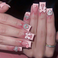 50Pcs 3D Silver Bowknot/Crown Metal Nail Charms With Tassel Pendant - Butterfly Nail Art Decorations, Mixed Shiny Manicure Supplies