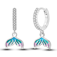 Sterling Silver Charm Earrings, 20 Styles