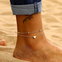 Fine Pretty Anklet Ankle Bracelet - Cheville Barefoot Sandals Foot Jewelry, Leg Chain On Foot Pulsera Tobillo for Women