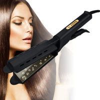 Hair Straightener for Women - Four-gear Temperature Adjustment Ceramic Tourmaline Ionic Flat Iron, Widen Panel