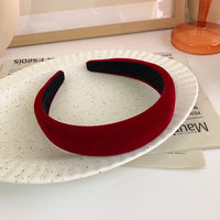 Wide Thick Velvet Headbands for Women. Retro Simple Wide Sponge Hair Bands For Women, Elegant Versatile Hair Accessories