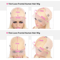 613 Blonde Bob Wig for Women — 13x4 & 13x6 Lace Front, Blunt Cut, Ships from USA