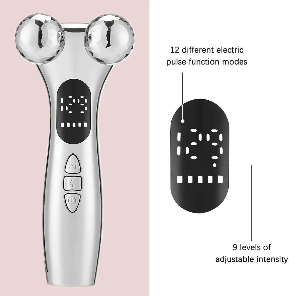 Electric Facial Micro-current Beauty Device, Face Lift Roller/Massager/Skin Tightening - SWEET T 52
