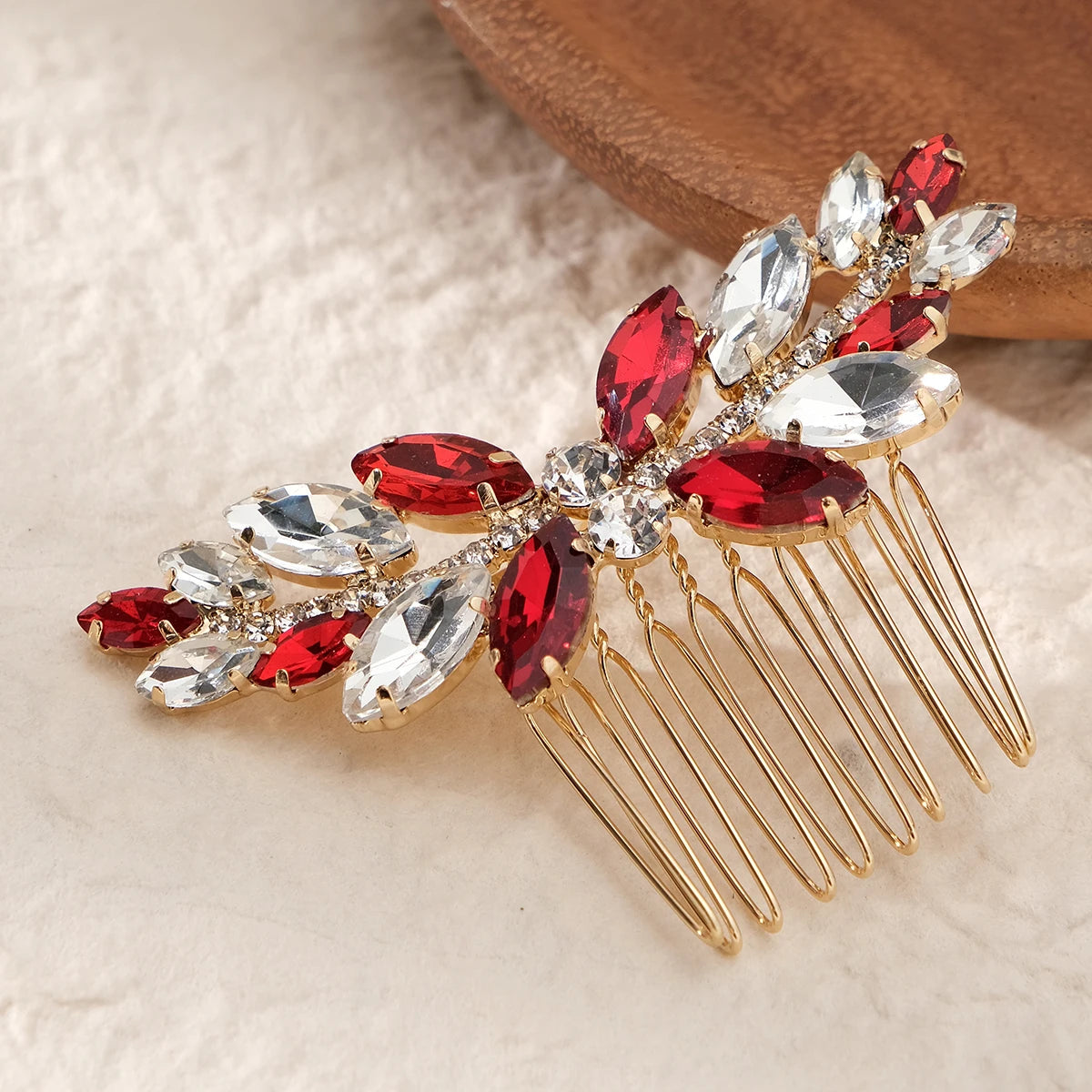 Bridal Hair Comb Fashion, Crystal Zirconia Wedding/Bride Side Clip Hair Comb. Luxury Hair Jewelry for Women