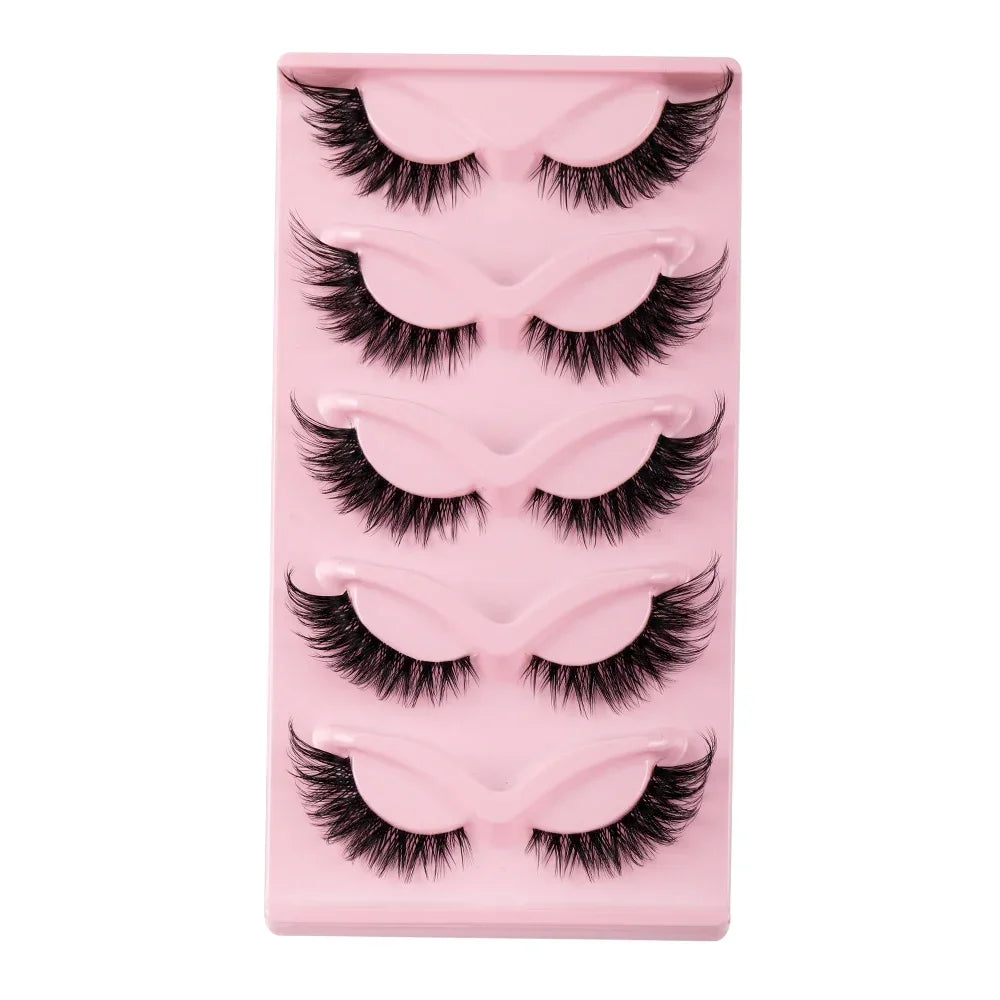Cat Eye False Lashes, 3 Boxes (15 Pairs)