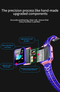 Children's  Smart Watch with Sim Card, SOS, Phone Call, Waterproof, Video Call Safety, Footprint Tracker