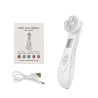 5-IN-1 RF Radio Frequency EMS Electroporation LED Photon Beauty Device. Skin Lifting, Tightening, Anti-Wrinkle Skin Care, Face Massager