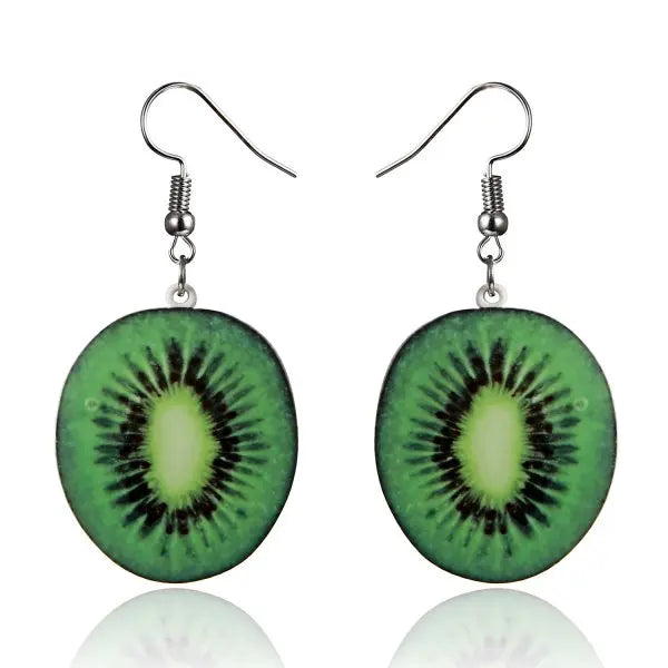 New Fashion Strawberry Cake Earrings for Women. Resin Handmade Cute Watermelon/Lemon Drop Earrings.
