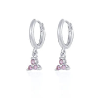 Gold Color Cute Water Drop Earrings For Women & Girls - Zircon Piercing Huggies/Hoop Dangle Earrings-earrings-SWEET T 52