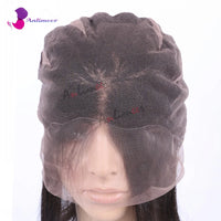 Highlight Brown Silk Base Wig Human Hair Glueless Human Hair Wigs With Brown Roots 200 Density Lace Front Wigs Short Bob Wigs Sweet T 52