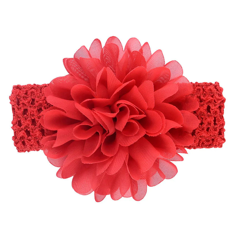 Head Band for Infants/Toddlers - Girls' Headbands, Chiffon Flower, Soft Stretchy Hair Band Accessories Sweet T 52