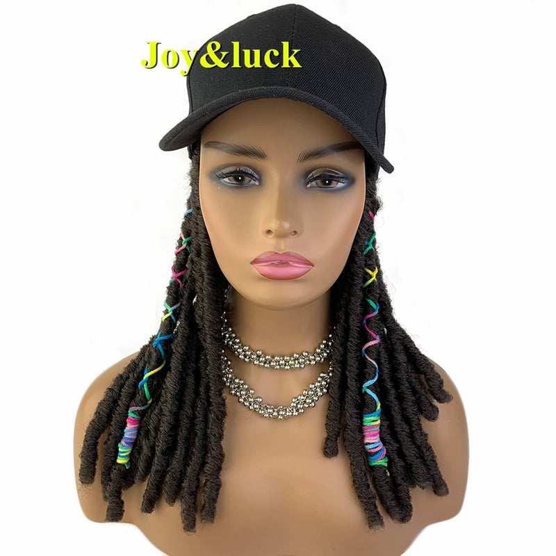 Synthetic Hat Dreadlock Wigs for Women & Girls. Daily Use, High Quality Baseball Cap Dreadlock Wigs-hair accessories-SWEET T 52