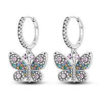 Sterling Silver Charm Earrings, 20 Styles