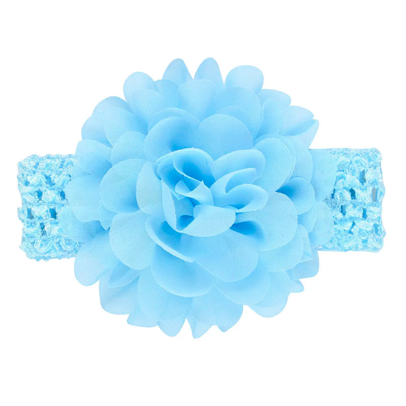 Head Band for Infants/Toddlers - Girls' Headbands, Chiffon Flower, Soft Stretchy Hair Band Accessories Sweet T 52