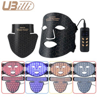 LED Photon Beauty Infrared Mask Instrument, USB Electronic Mask for Rejuvenation, Lighten Fine Lines, Brighten Skin Tone & Repair Skin