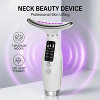 LED Face and Neck Massager, 7 Modes