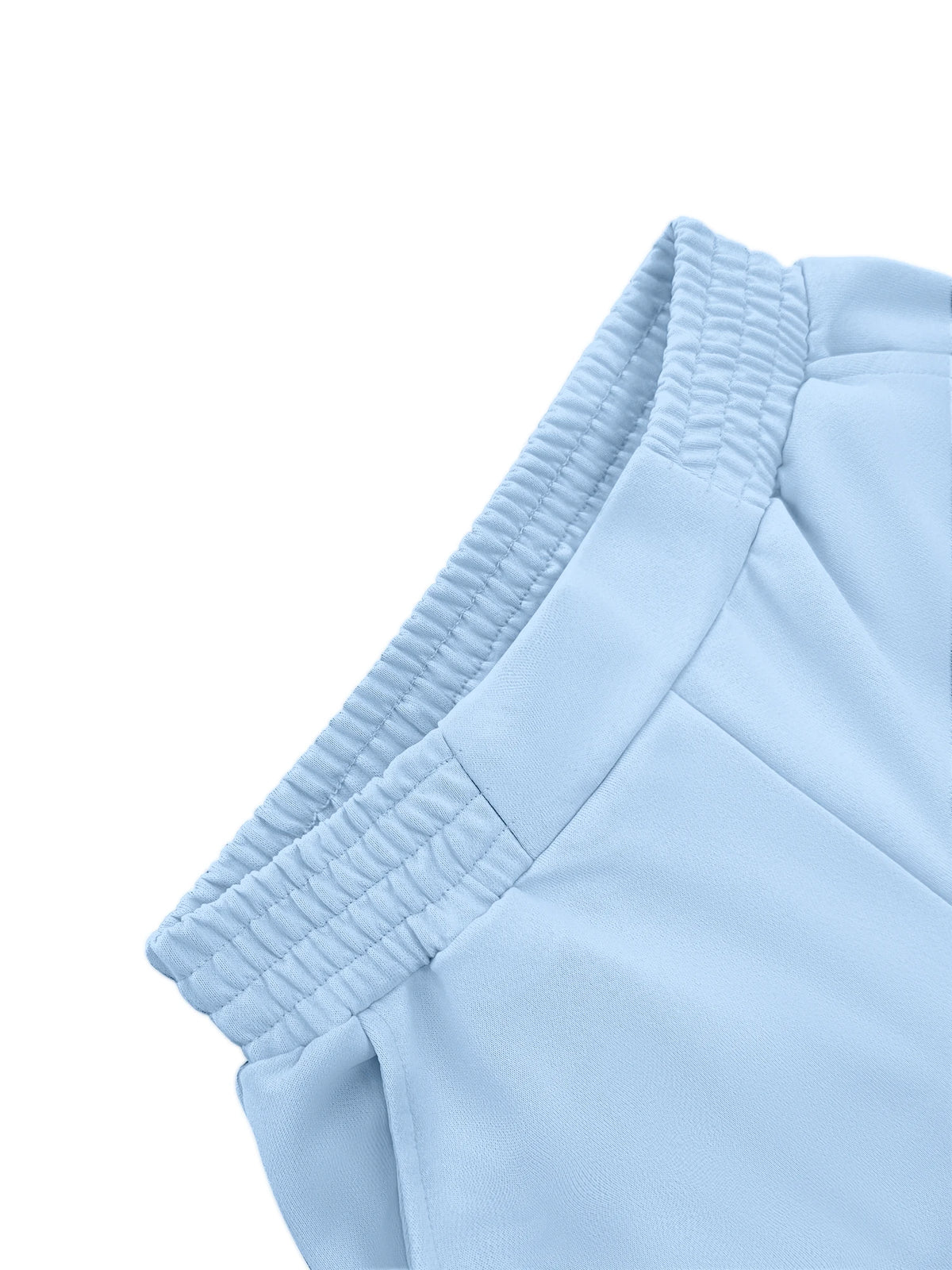 Travel Pants for Women - High Elastic Waist, Wide Leg, Solid Color, No Wrinkle Streetwear Trousers