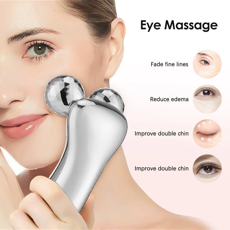 Electric Facial Slimming Roller,  Micro-current Beauty Instrument, Face Lift Roller/Massager/Skin Tightening Beauty Device