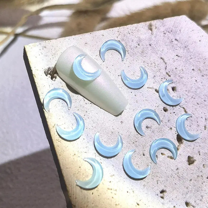 1 Bag Random Luxury Nail Art Dangle Jewelry, Mixed Style Nail Charms, Rhinestones 3D, 50 Pieces - SWEET T 52