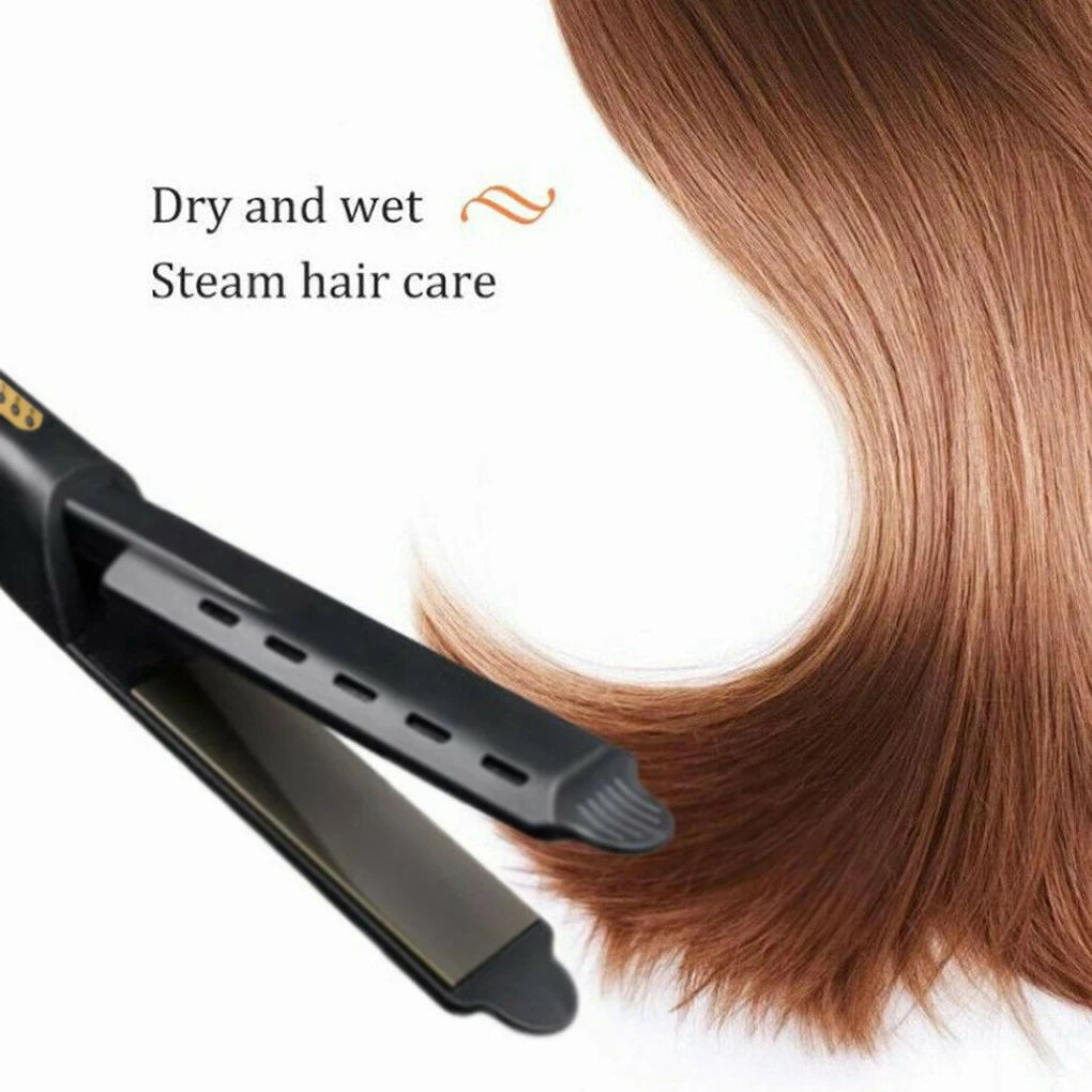 Hair Straightener for Women - Four-gear Temperature Adjustment Ceramic Tourmaline Ionic Flat Iron, Widen Panel